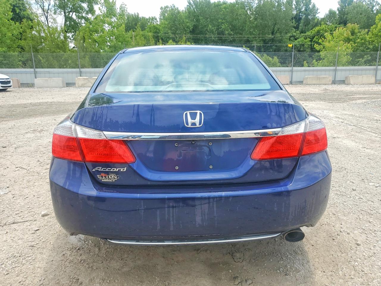 2015 Honda Accord Lx Blue vin: 1HGCR2F33FA232340