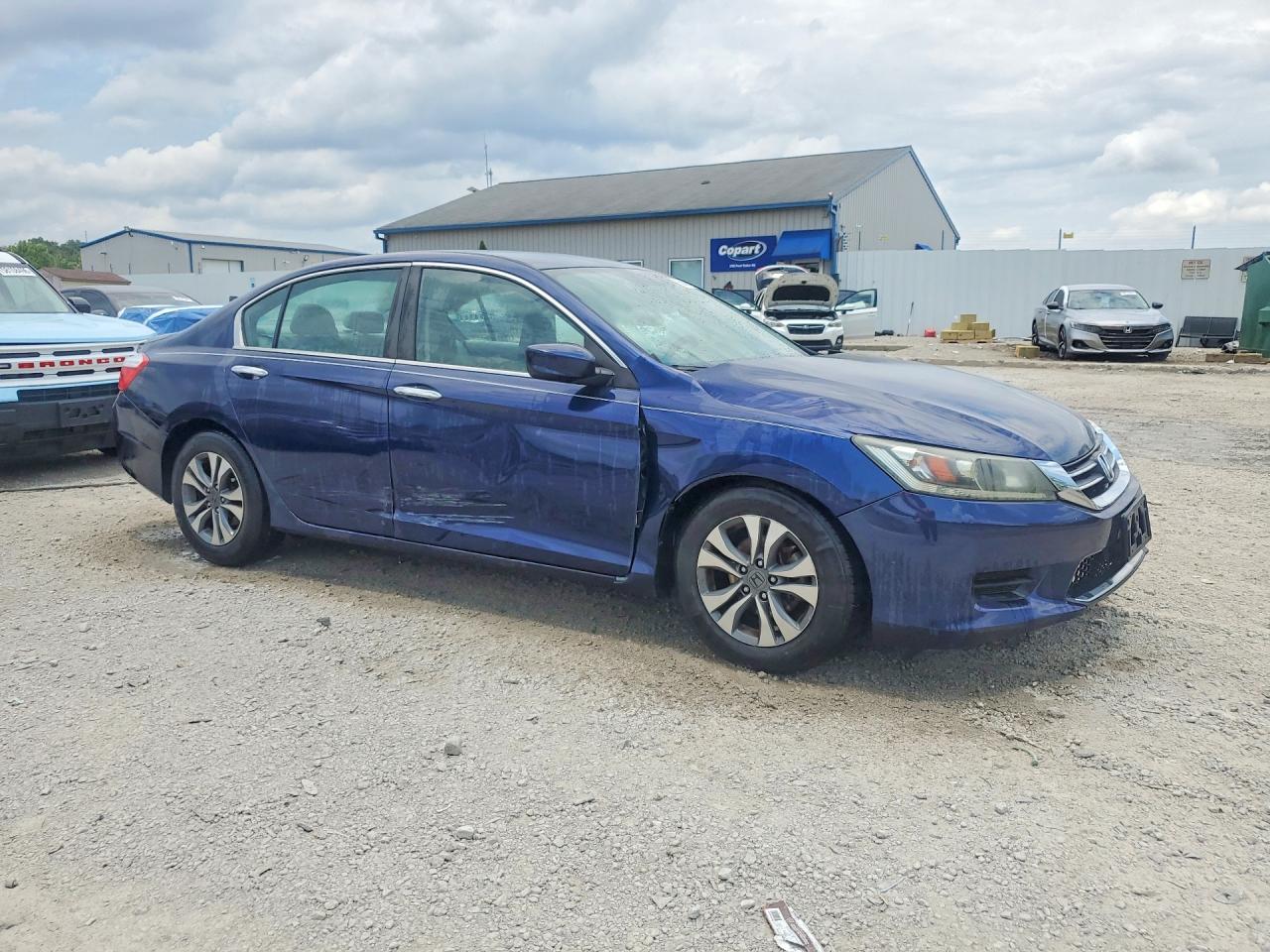 2015 Honda Accord Lx Blue vin: 1HGCR2F33FA232340
