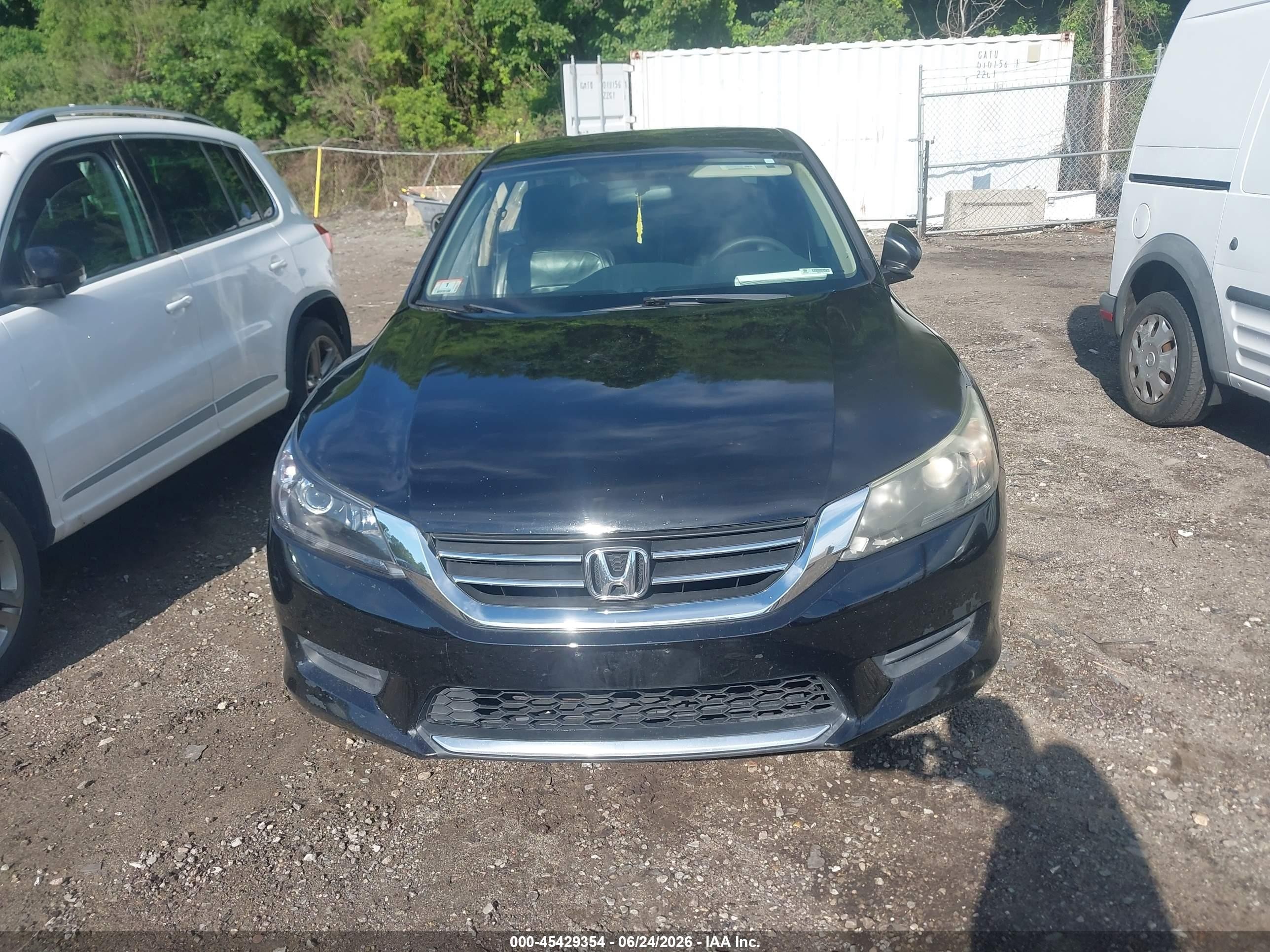 2015 Honda Accord Lx Black vin: 1HGCR2F33FA233780