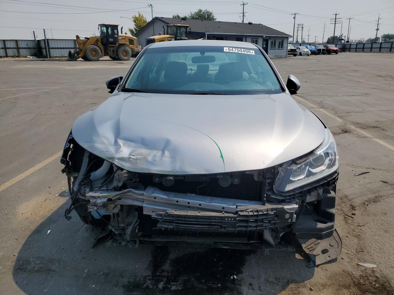 2016 Honda Accord Silver vin: 1HGCR2F33GA059419