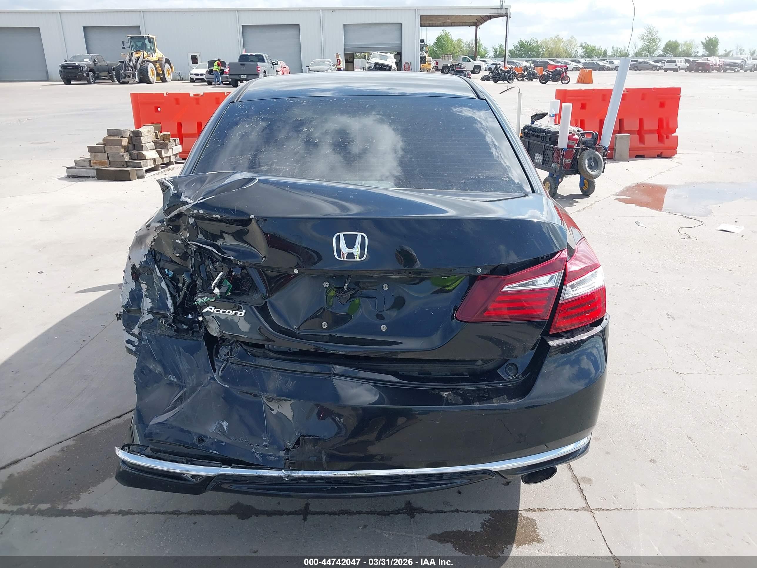 2016 Honda Accord Lx Black vin: 1HGCR2F33GA234235