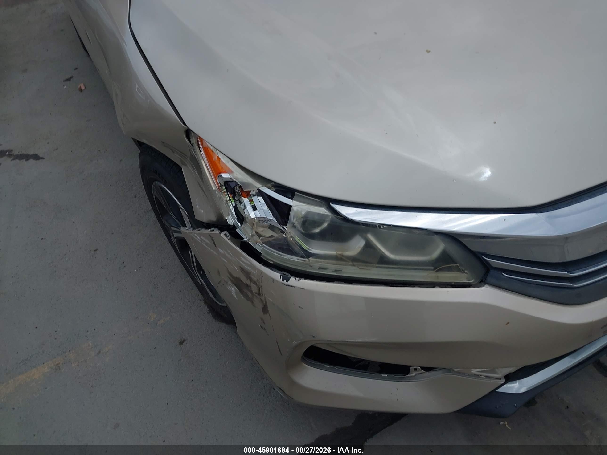 2017 Honda Accord Lx Золотой vin: 1HGCR2F33HA152278