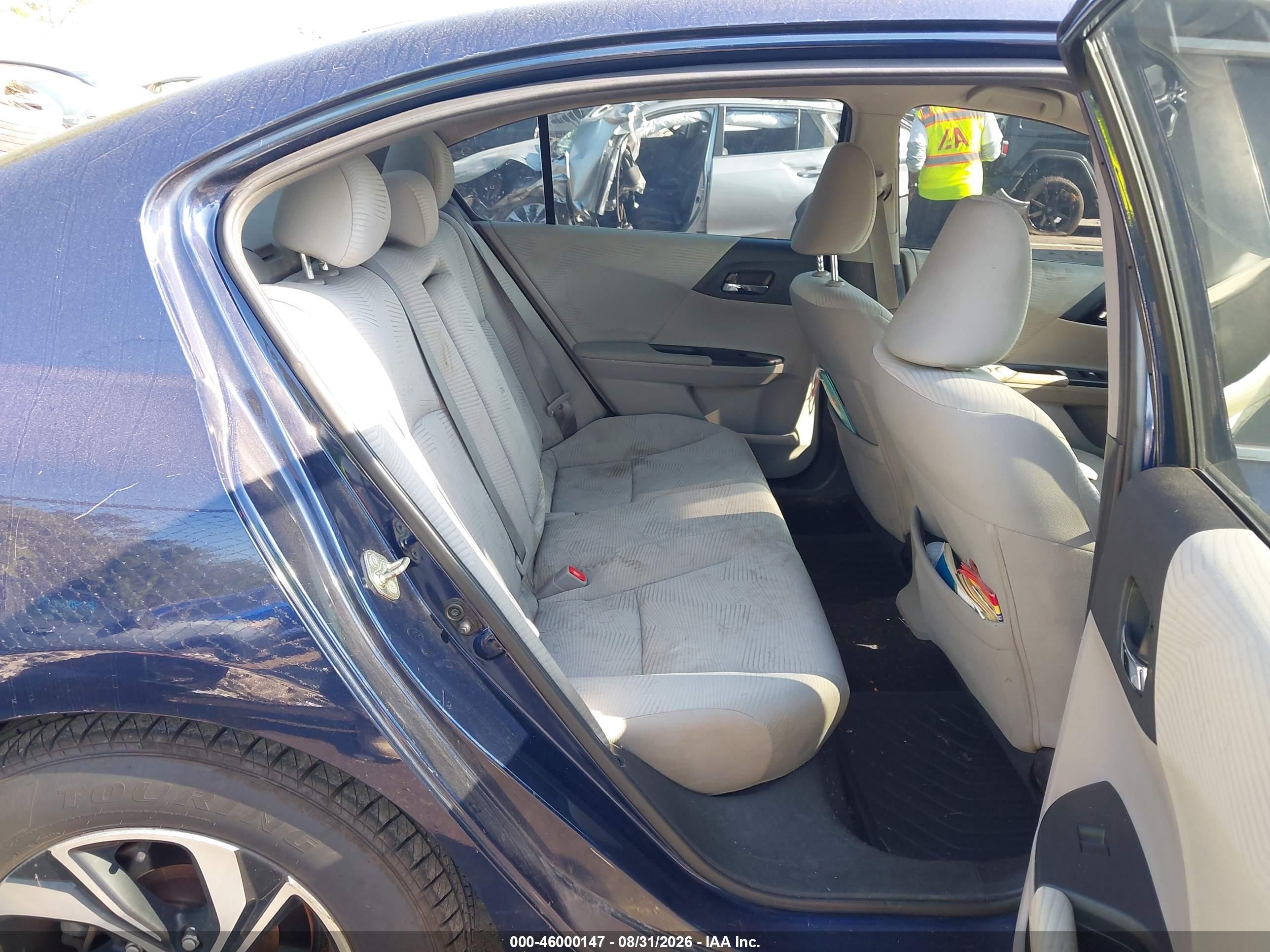 2017 Honda Accord Lx Синий vin: 1HGCR2F33HA209580