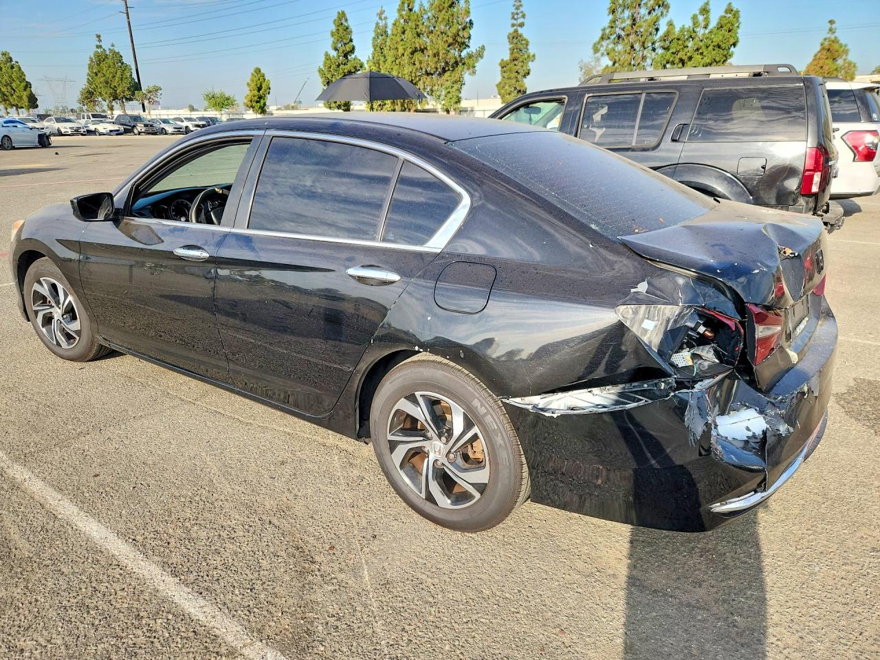 2017 Honda Accord Lx Black vin: 1HGCR2F33HA265941
