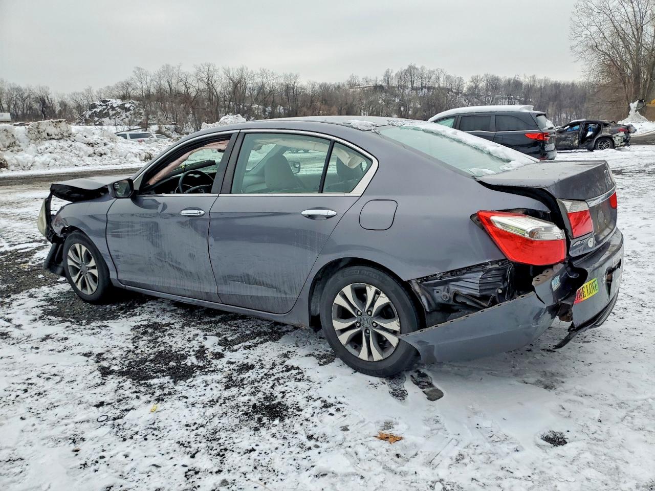 2013 Honda Accord Lx Gray vin: 1HGCR2F34DA019913