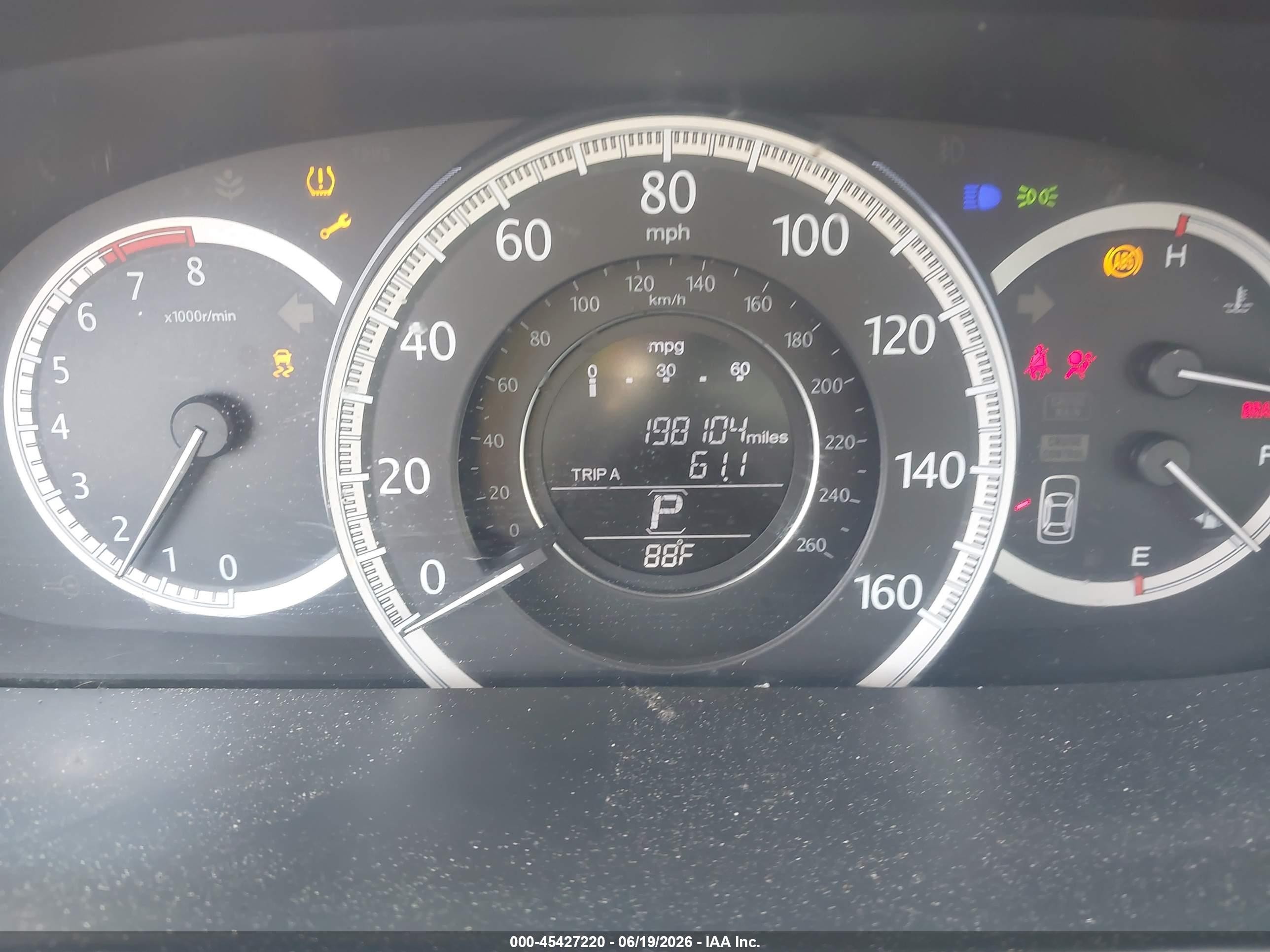 2013 Honda Accord Lx Gray vin: 1HGCR2F34DA024058