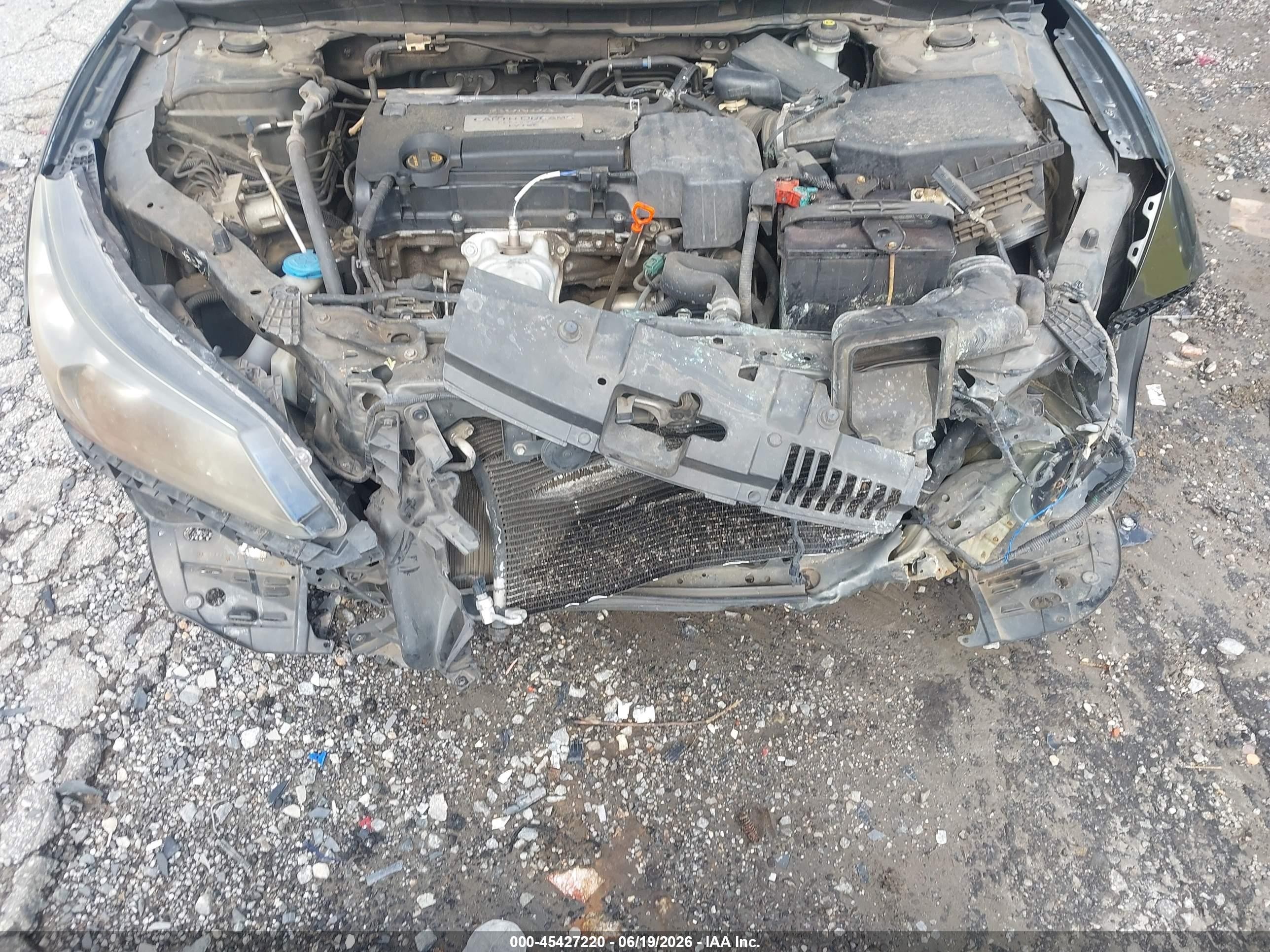 2013 Honda Accord Lx Gray vin: 1HGCR2F34DA024058