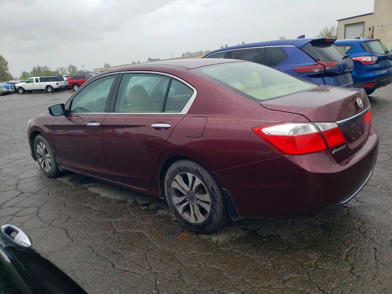 2013 Honda Accord Maroon vin: 1HGCR2F34DA061370