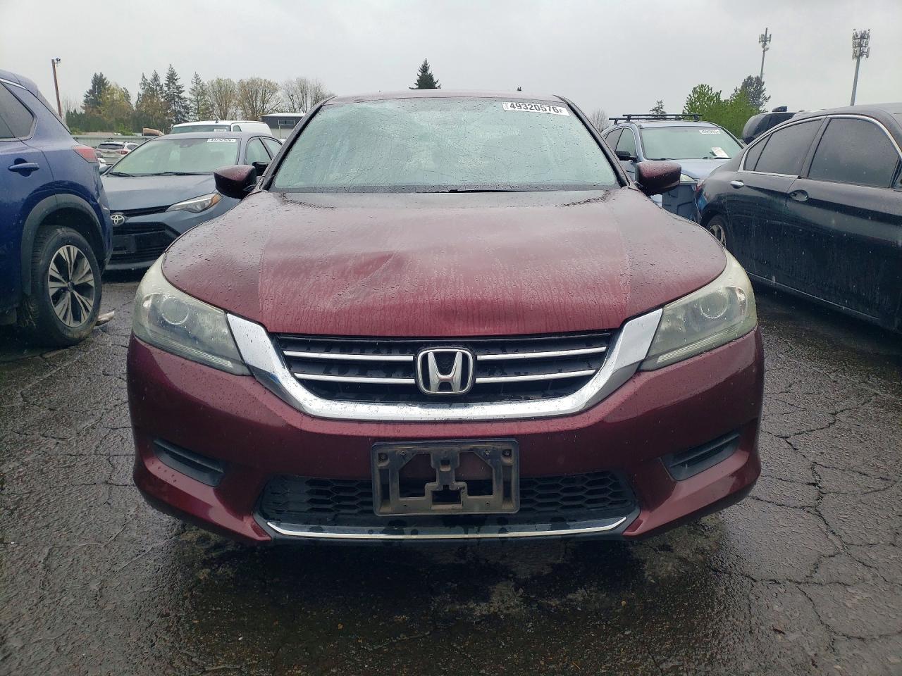 2013 Honda Accord Maroon vin: 1HGCR2F34DA061370