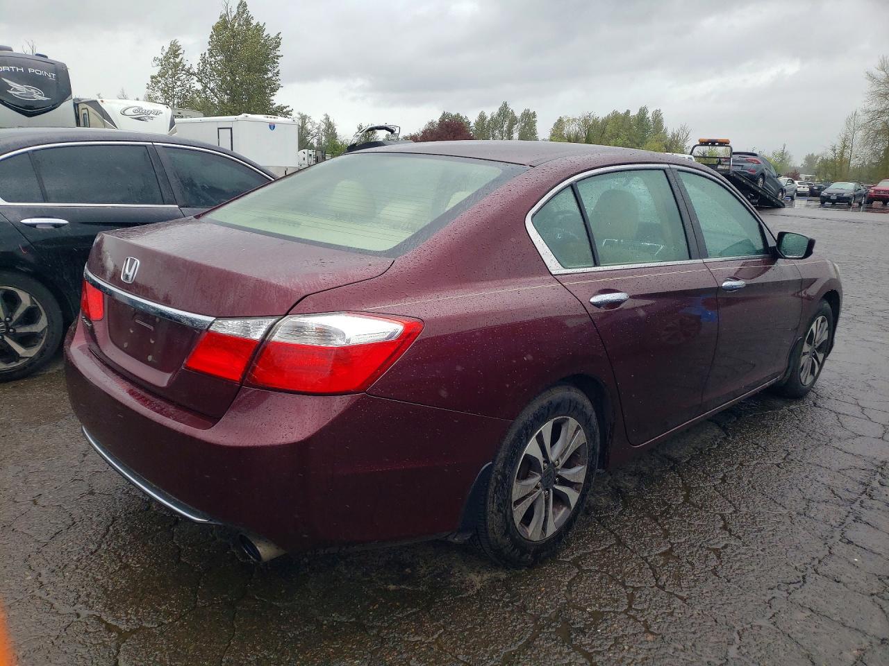 2013 Honda Accord Maroon vin: 1HGCR2F34DA061370