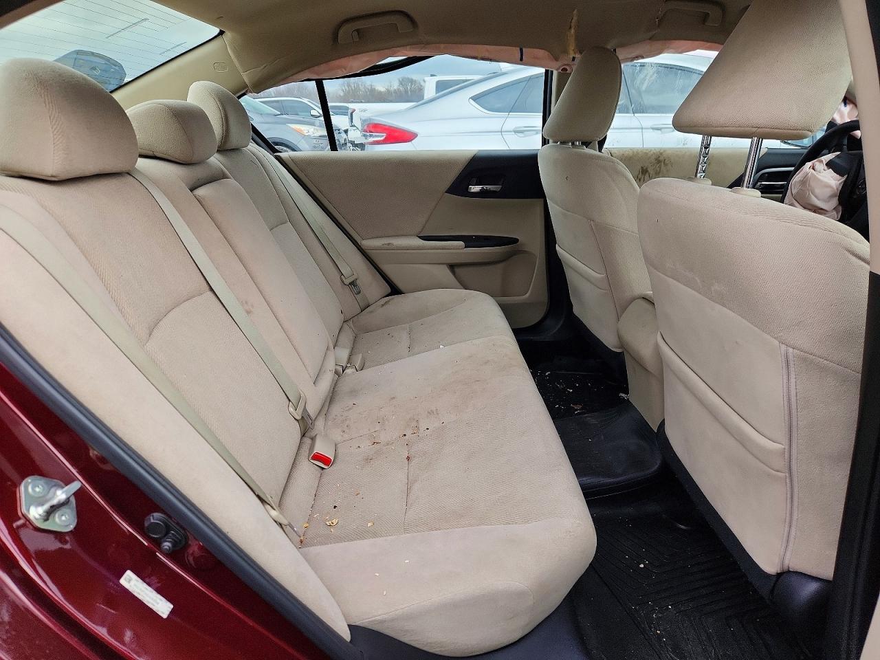 2013 Honda Accord Lx Burgundy vin: 1HGCR2F34DA061398
