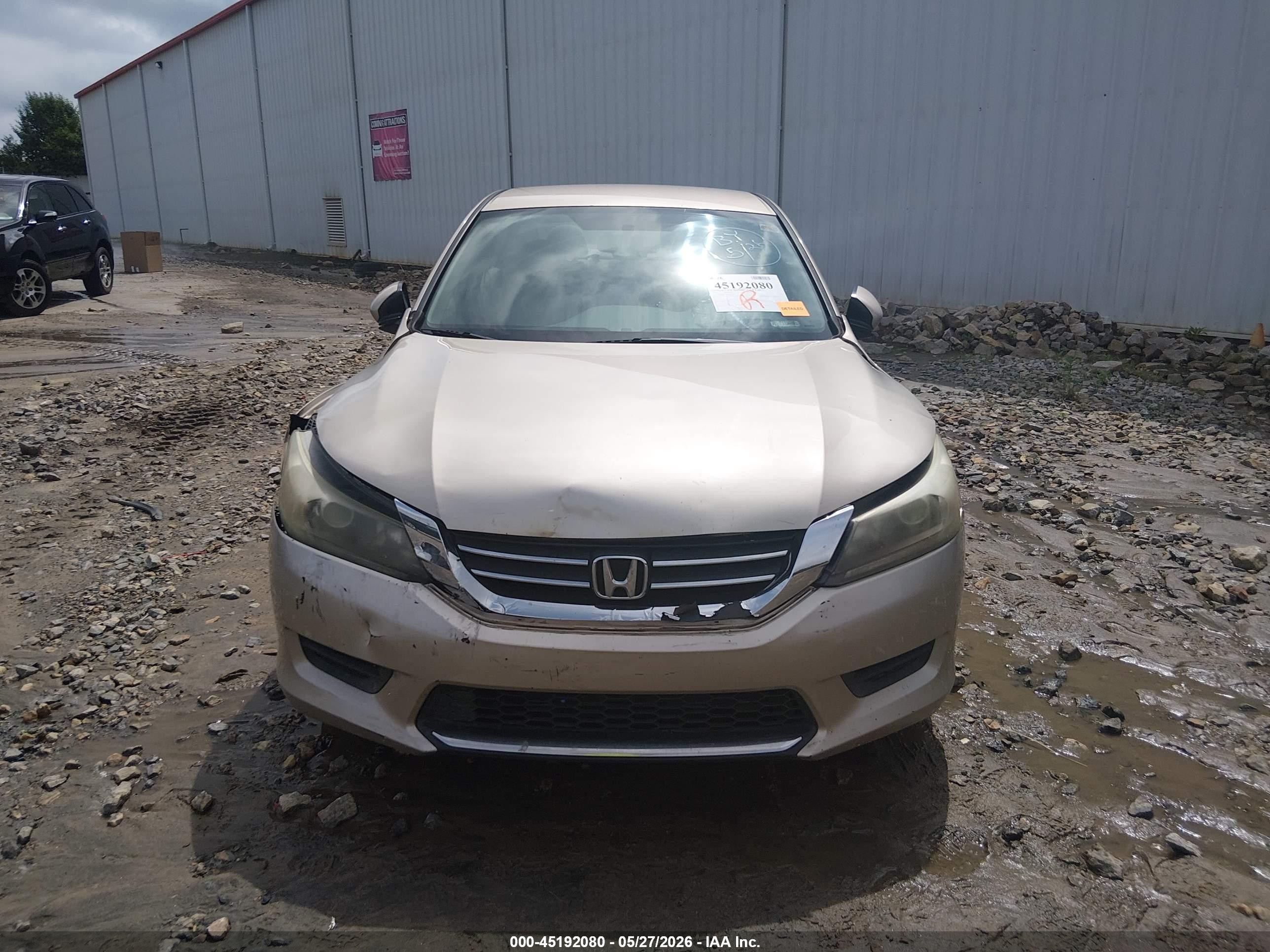2013 Honda Accord Lx Champagne vin: 1HGCR2F34DA075396