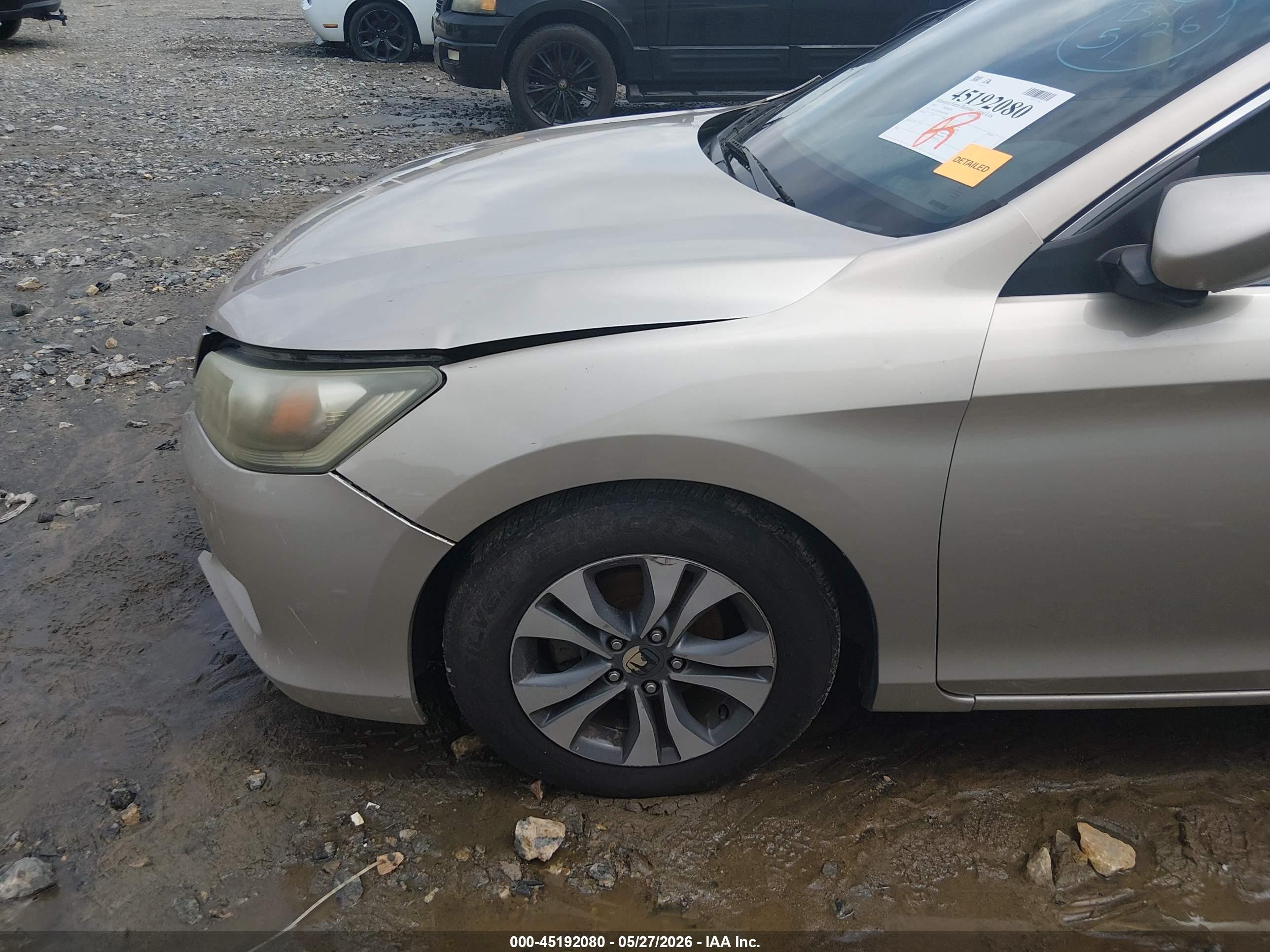2013 Honda Accord Lx Champagne vin: 1HGCR2F34DA075396