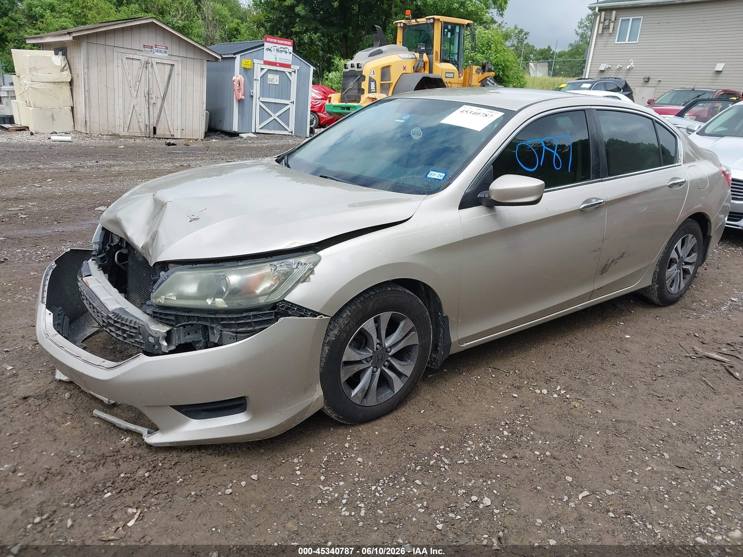 2013 Honda Accord Lx Gold vin: 1HGCR2F34DA089010