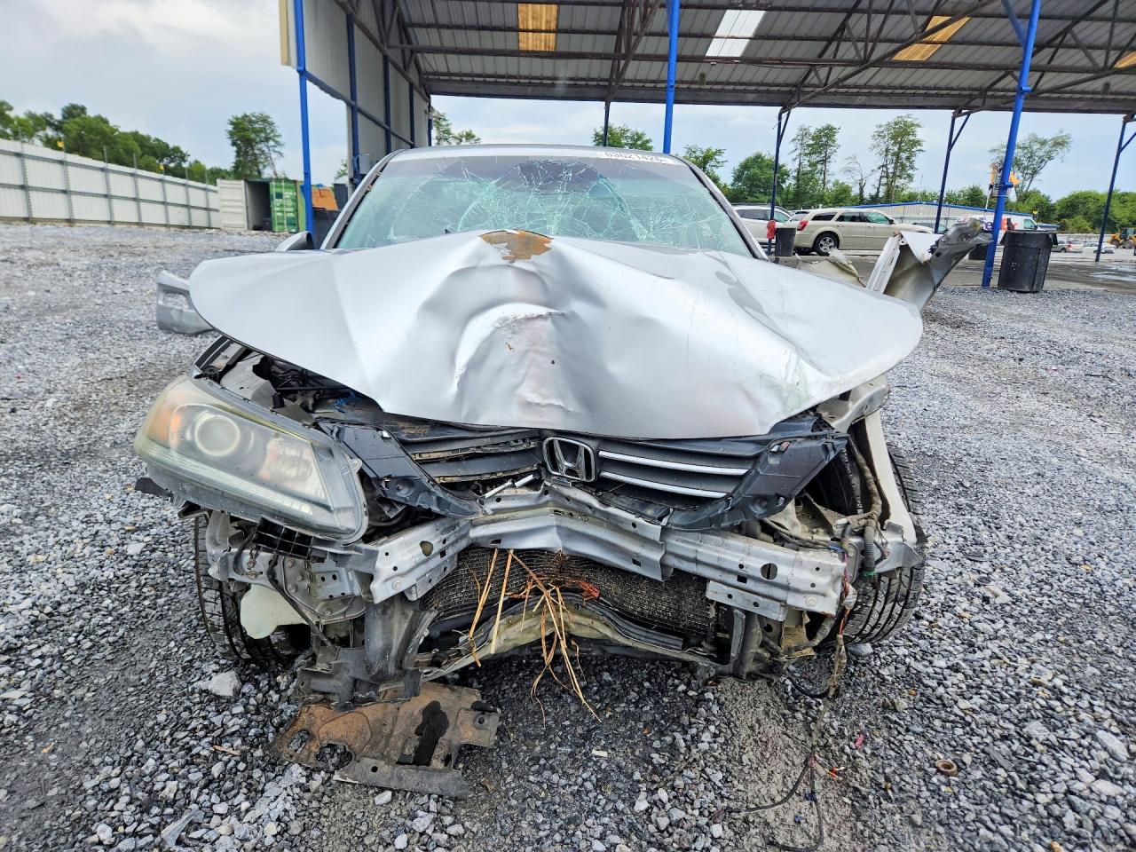 2013 Honda Accord Lx Серебряный vin: 1HGCR2F34DA095079