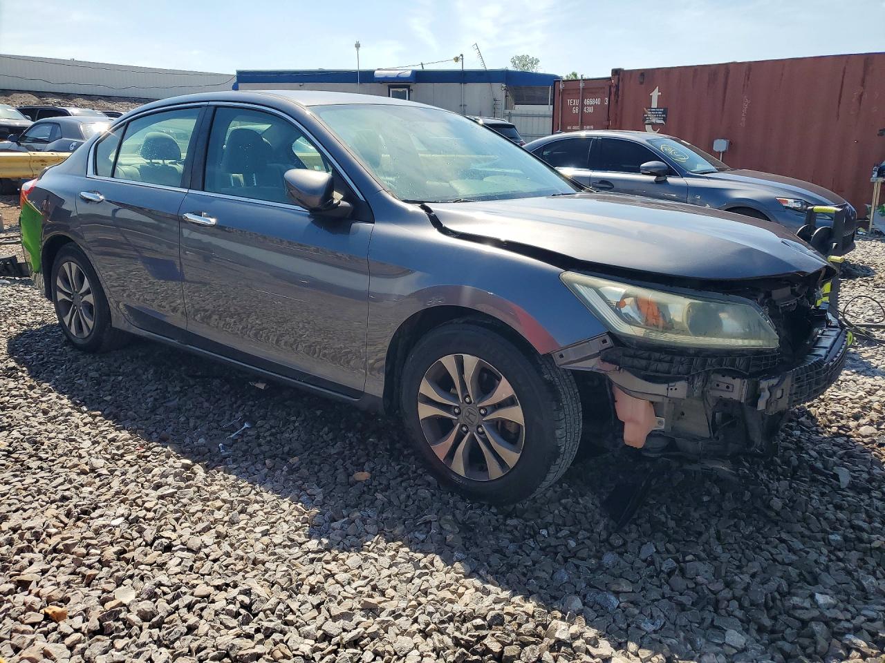 2013 Honda Accord Lx Gray vin: 1HGCR2F34DA103309