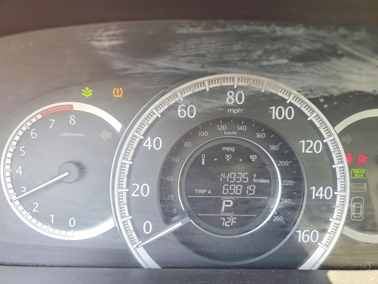 2013 Honda Accord Lx Gray vin: 1HGCR2F34DA103309