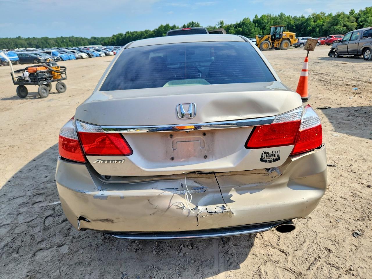 2013 Honda Accord Lx Tan vin: 1HGCR2F34DA104766