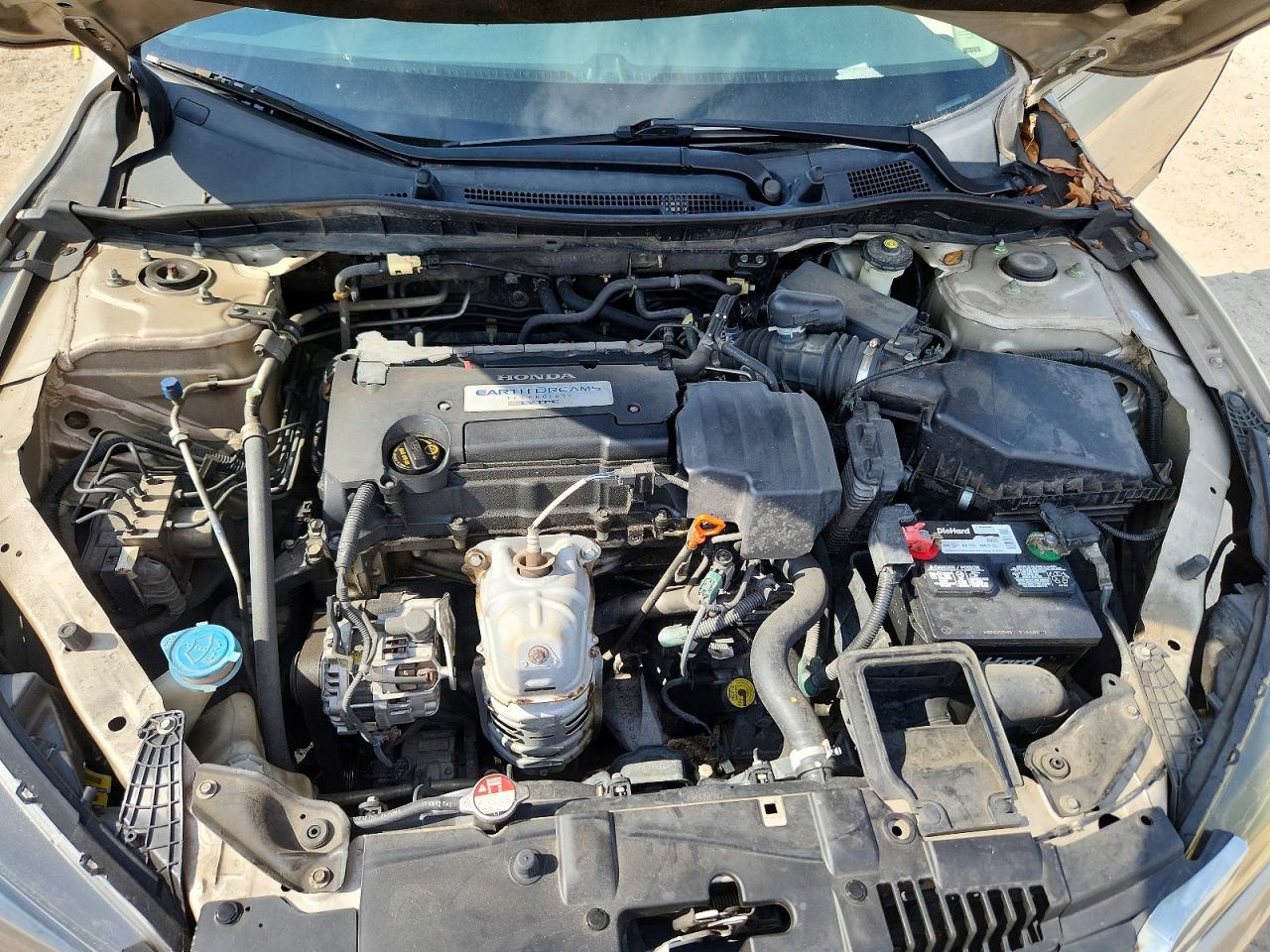 2013 Honda Accord Lx Tan vin: 1HGCR2F34DA104766