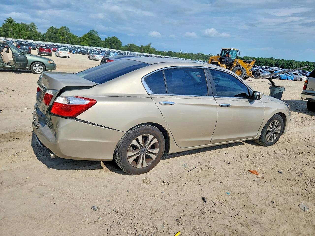 2013 Honda Accord Lx Tan vin: 1HGCR2F34DA104766
