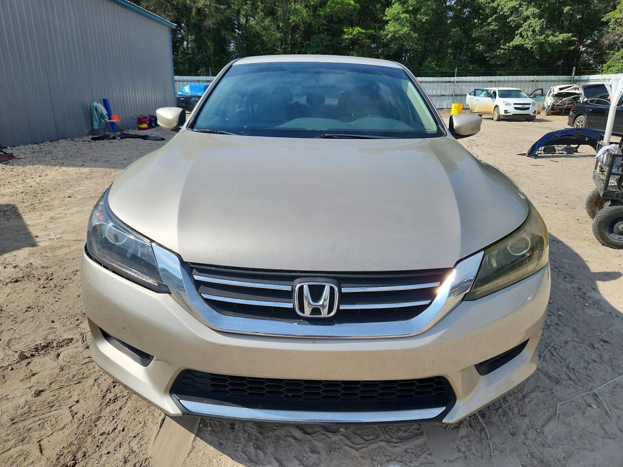 2013 Honda Accord Lx Tan vin: 1HGCR2F34DA104766