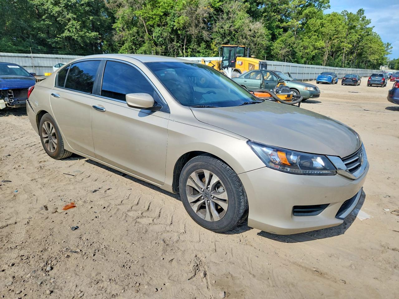 2013 Honda Accord Lx Tan vin: 1HGCR2F34DA104766