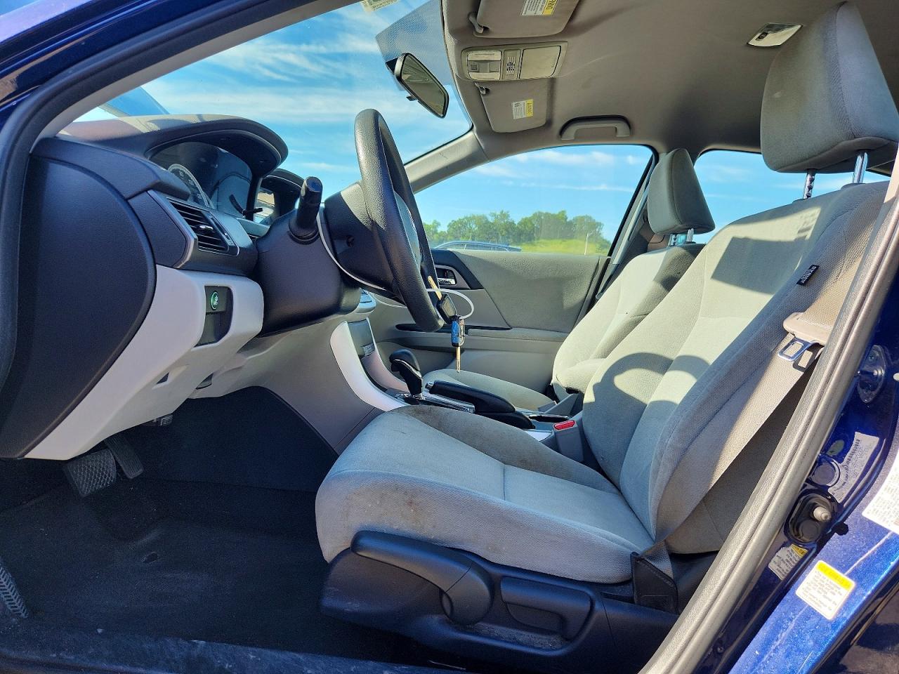 2013 Honda Accord Lx Blue vin: 1HGCR2F34DA118828