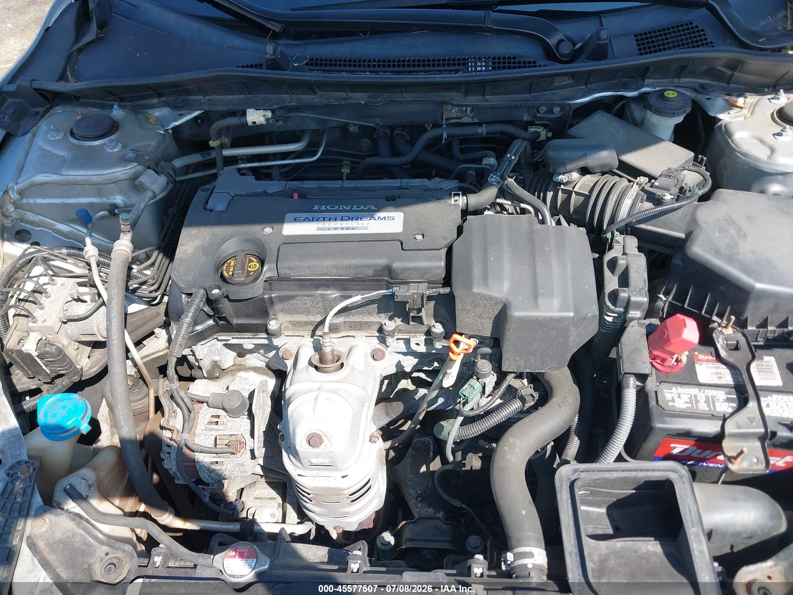 2013 Honda Accord Lx Gray vin: 1HGCR2F34DA124760