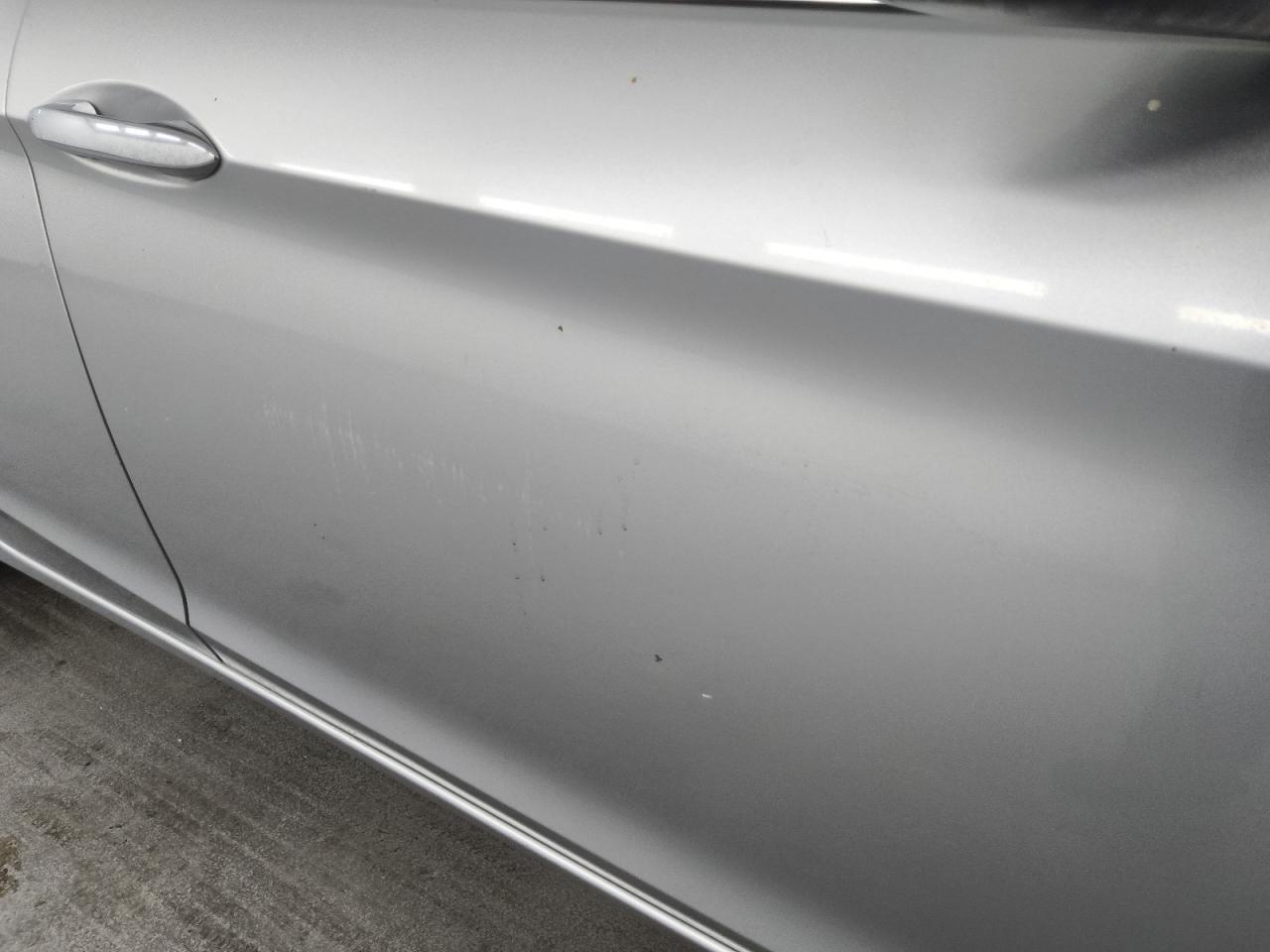 2013 Honda Accord Lx Silver vin: 1HGCR2F34DA129070 Damage: Right Front Door, Dent(S) W/ Paint Dmg, 1/8 To 1/2 Inch