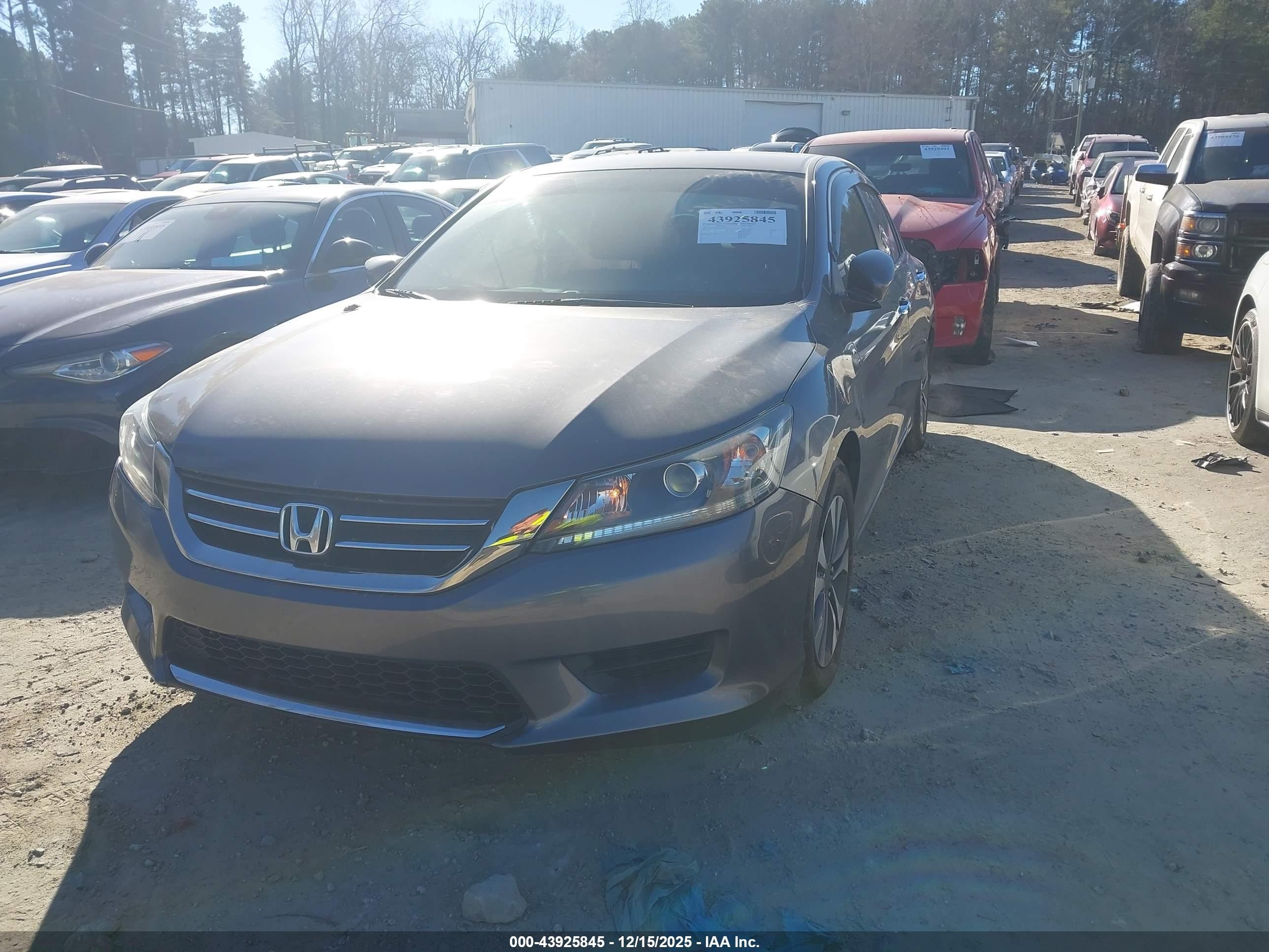 2013 Honda Accord Lx Gray vin: 1HGCR2F34DA129599