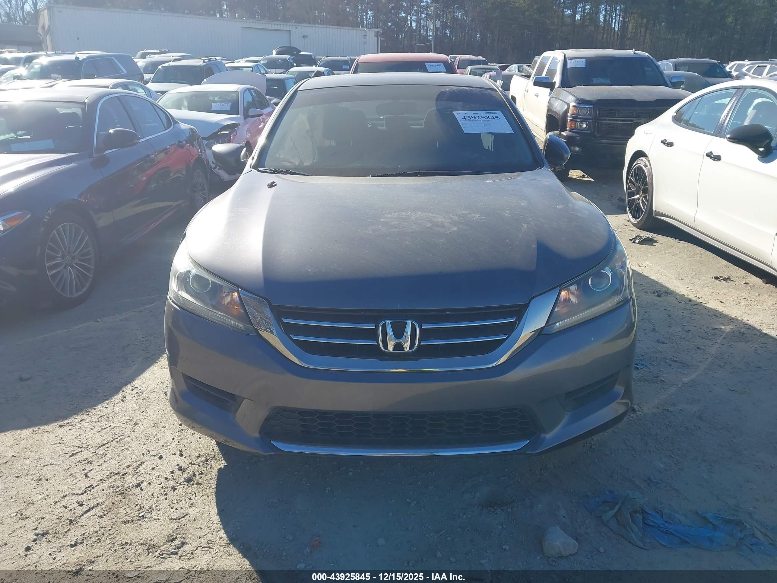 2013 Honda Accord Lx Gray vin: 1HGCR2F34DA129599