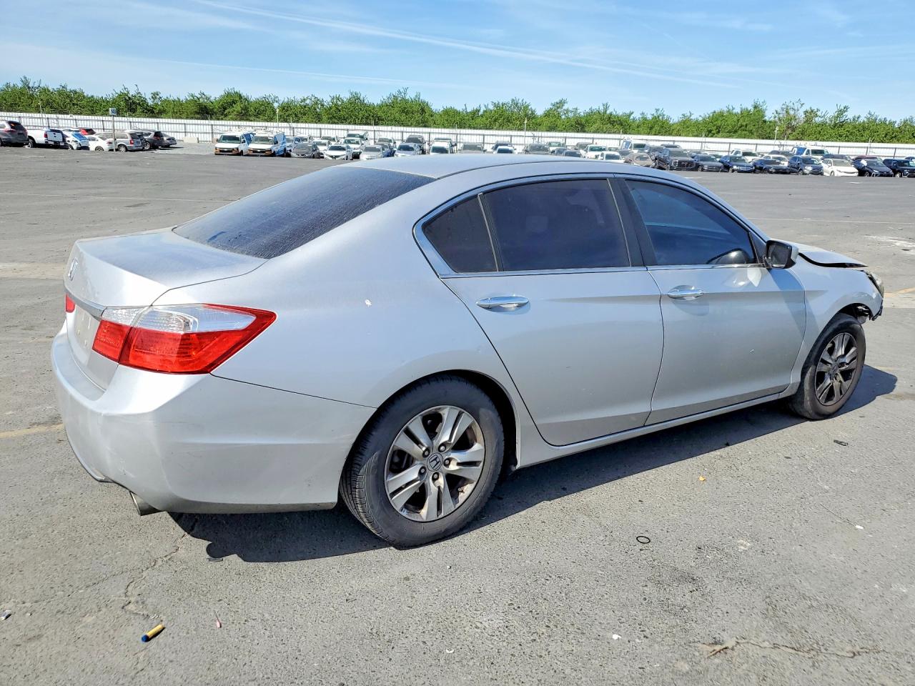 2013 Honda Accord Lx Silver vin: 1HGCR2F34DA142840