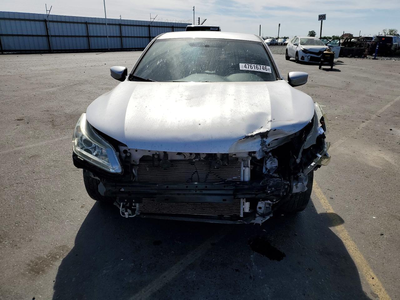2013 Honda Accord Lx Silver vin: 1HGCR2F34DA142840