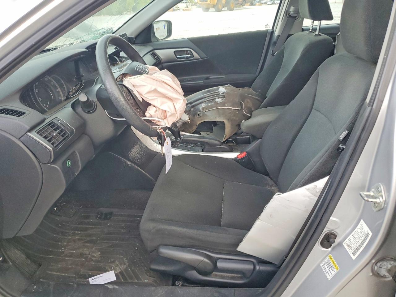 2013 Honda Accord Lx Silver vin: 1HGCR2F34DA150243