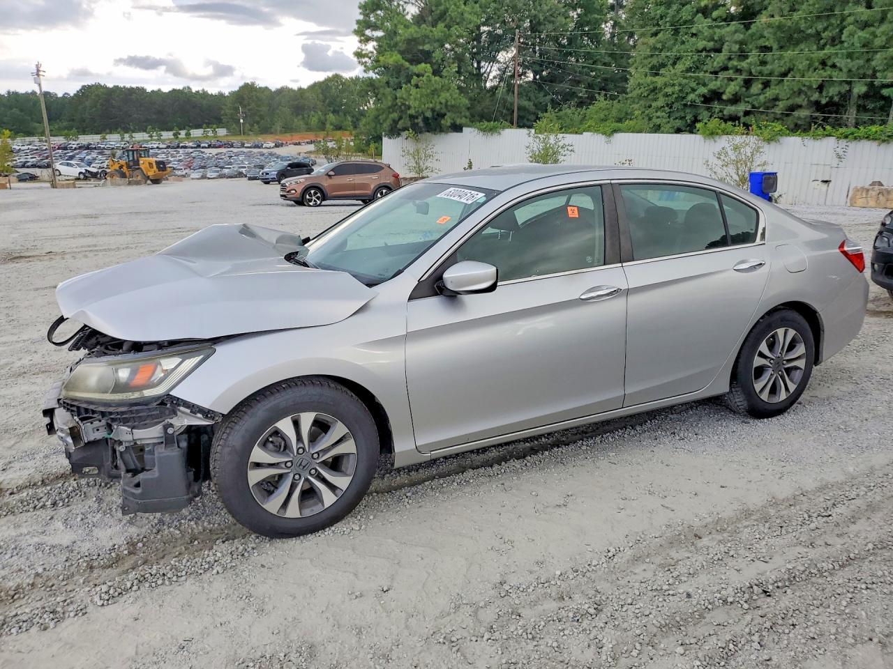 2013 Honda Accord Lx Silver vin: 1HGCR2F34DA150243