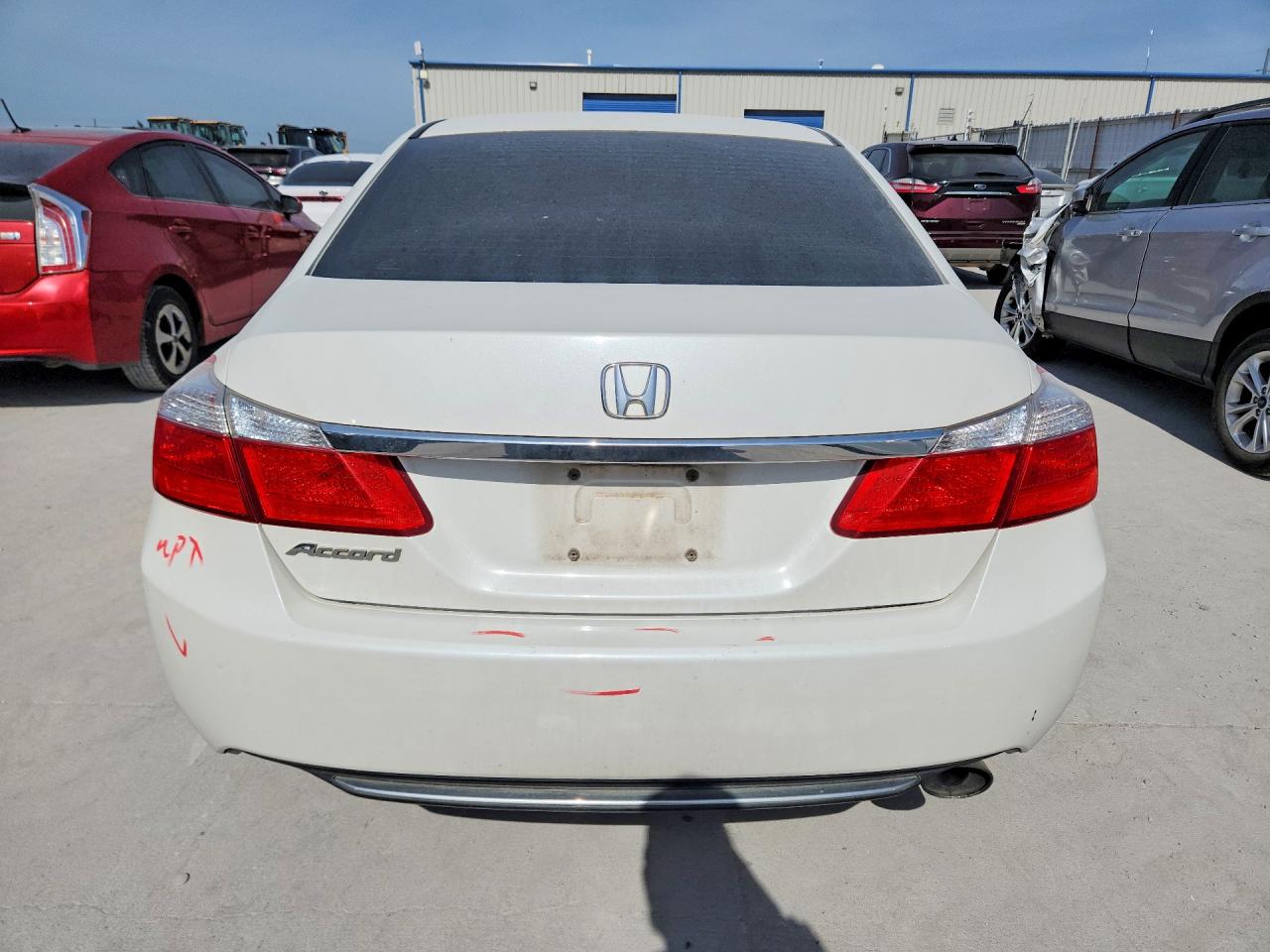 2013 Honda Accord Lx White vin: 1HGCR2F34DA150260