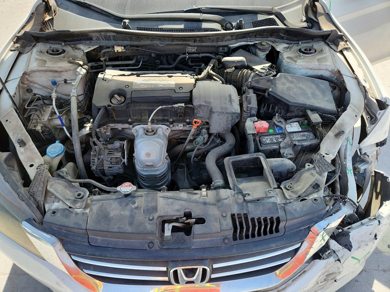 2013 Honda Accord Lx White vin: 1HGCR2F34DA150260