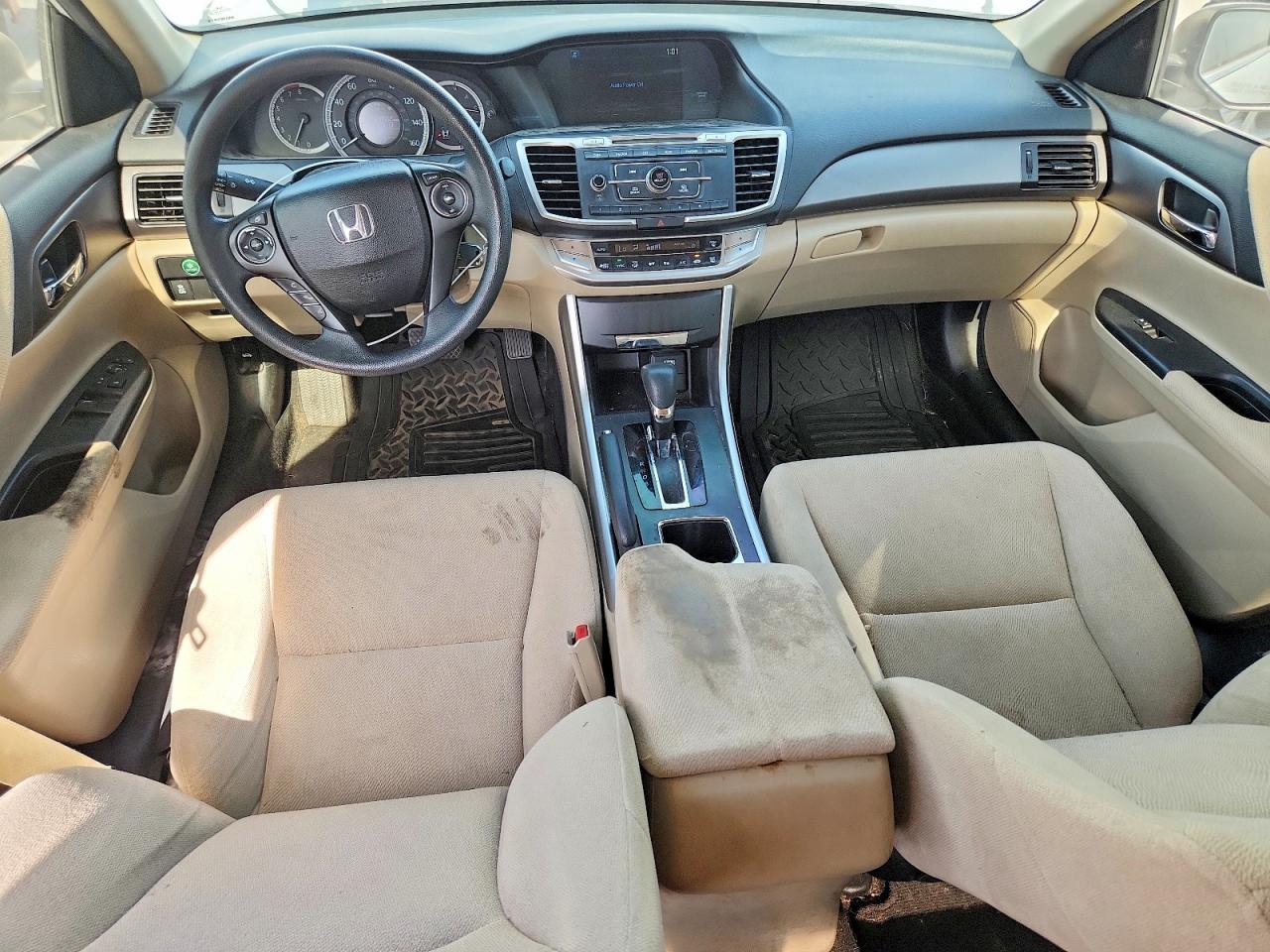 2013 Honda Accord Lx White vin: 1HGCR2F34DA150260