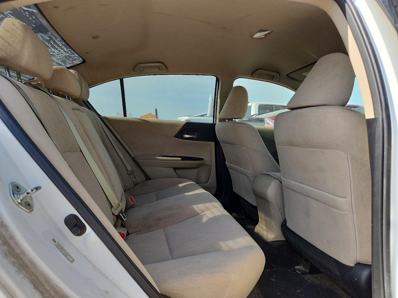 2013 Honda Accord Lx White vin: 1HGCR2F34DA150260