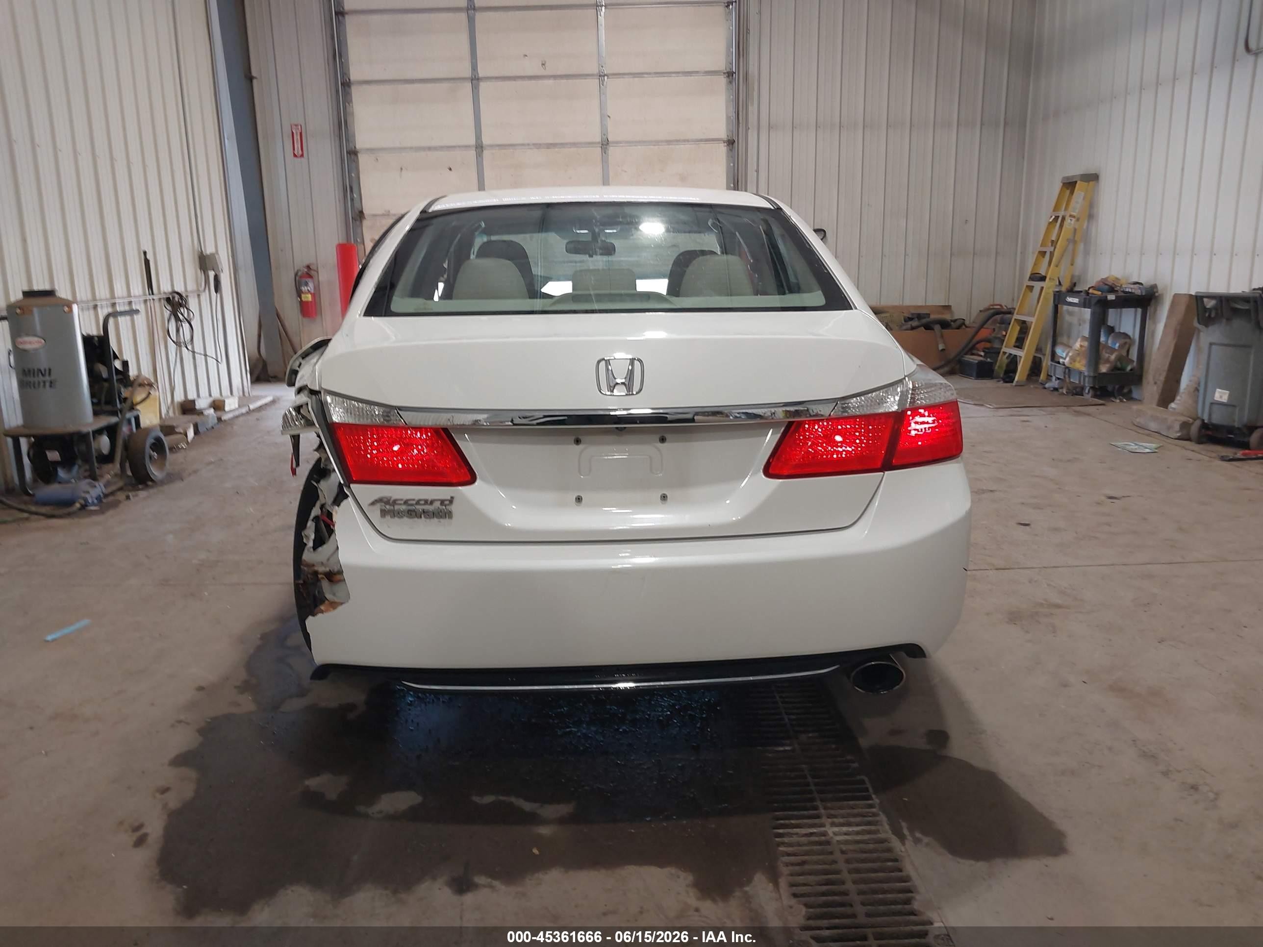 2013 Honda Accord Lx Белый vin: 1HGCR2F34DA163400