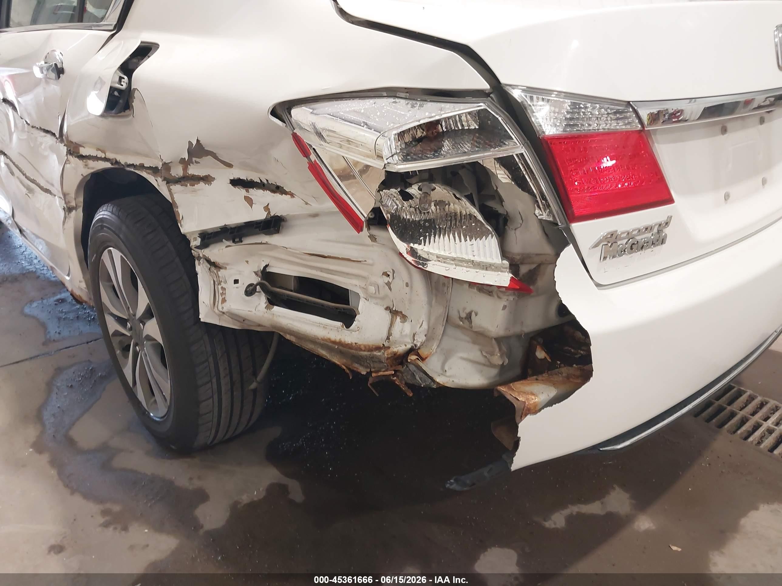 2013 Honda Accord Lx Белый vin: 1HGCR2F34DA163400