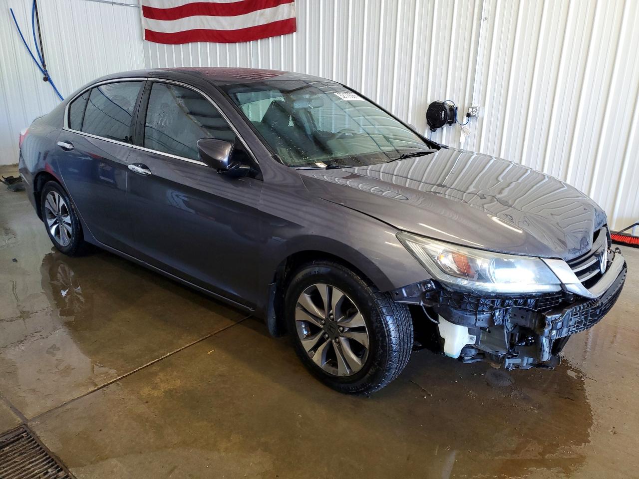 2013 Honda Accord Lx Gray vin: 1HGCR2F34DA170007