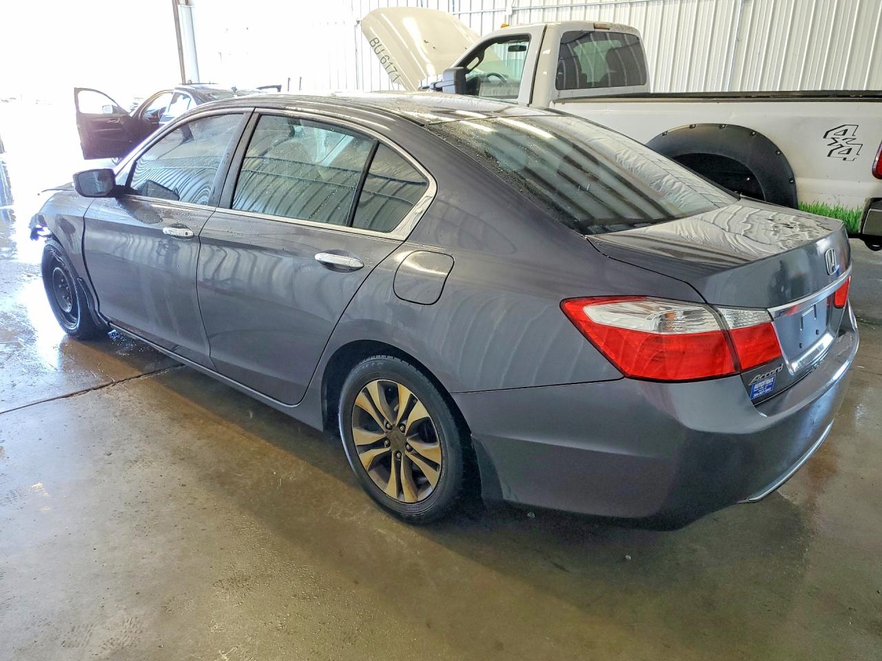 2013 Honda Accord Lx Gray vin: 1HGCR2F34DA170007