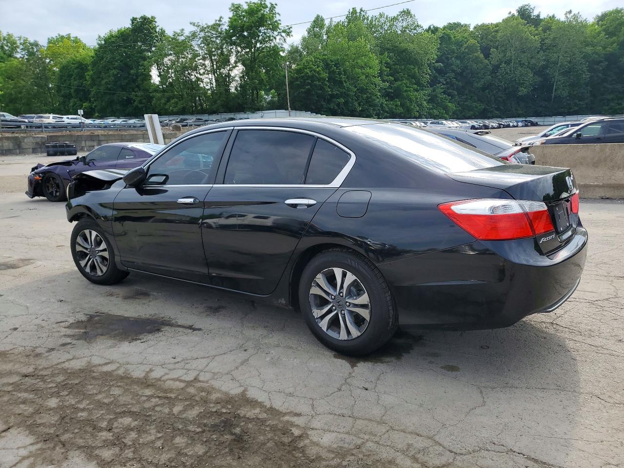 2013 Honda Accord Lx Black vin: 1HGCR2F34DA171836