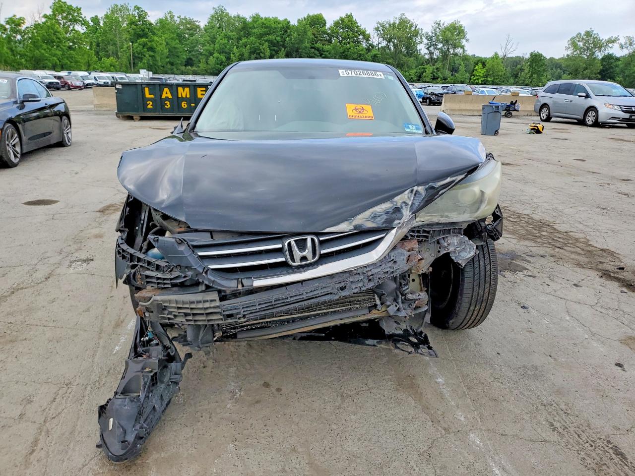 2013 Honda Accord Lx Black vin: 1HGCR2F34DA171836