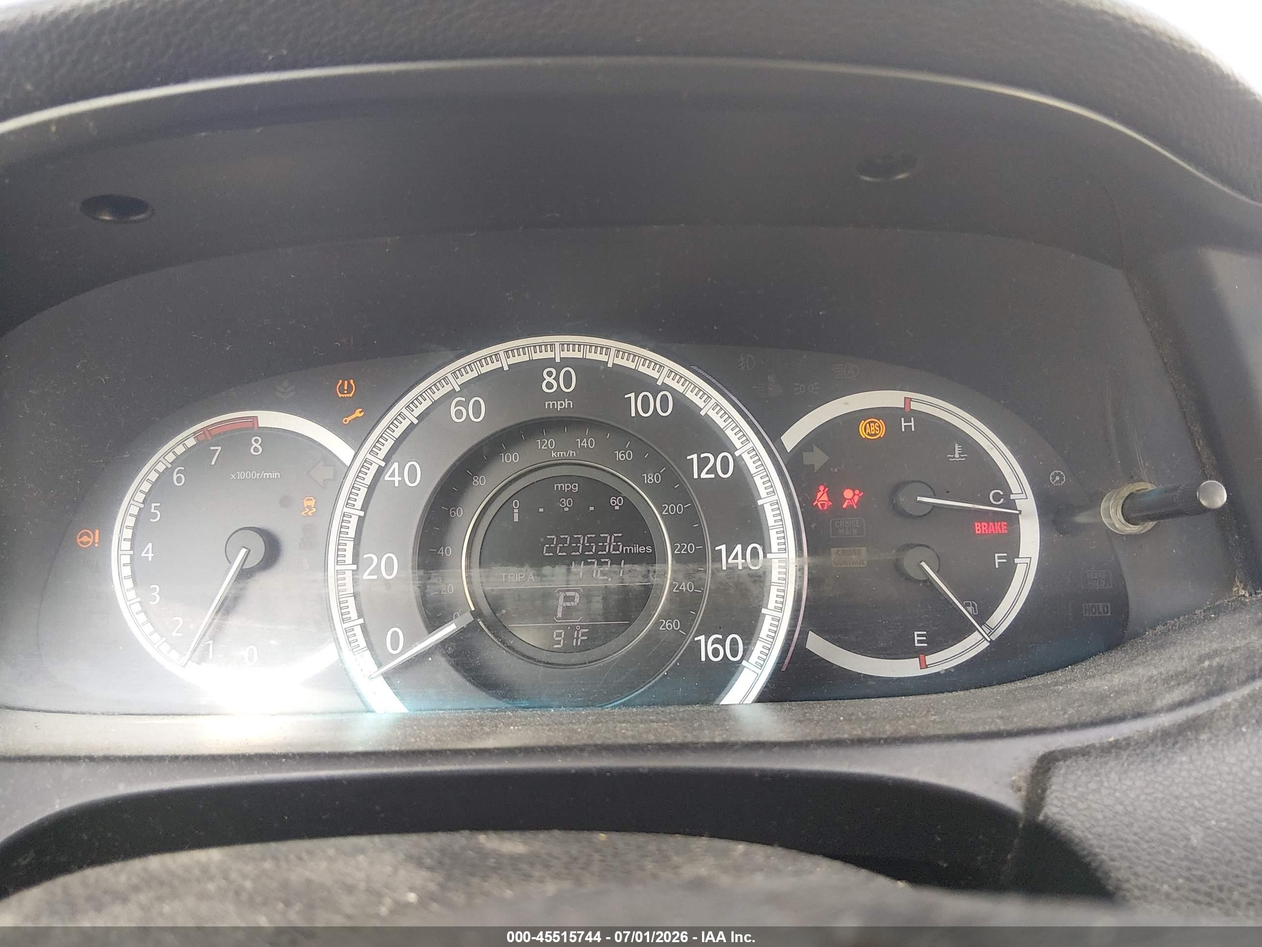 2013 Honda Accord Lx Бордовый vin: 1HGCR2F34DA172596