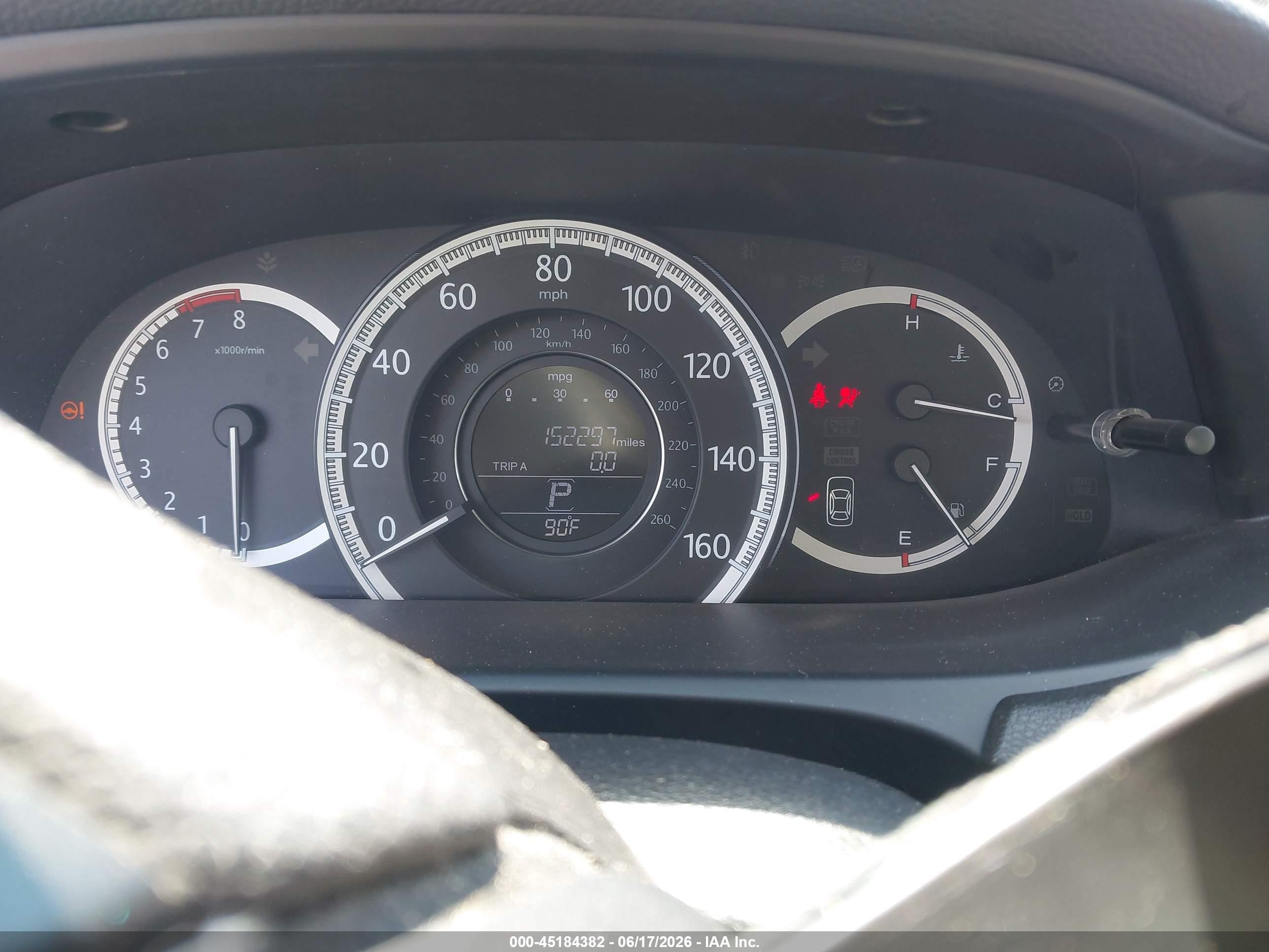 2013 Honda Accord Lx White vin: 1HGCR2F34DA176552