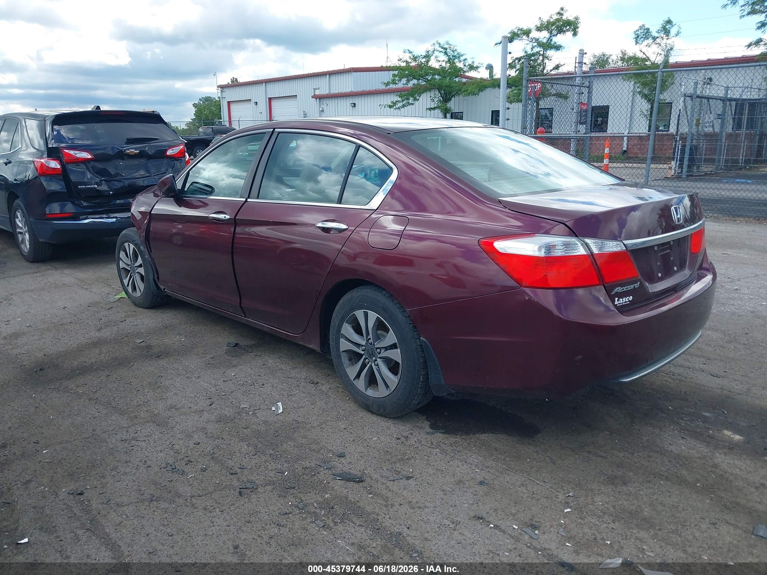 2013 Honda Accord Lx Purple vin: 1HGCR2F34DA179757