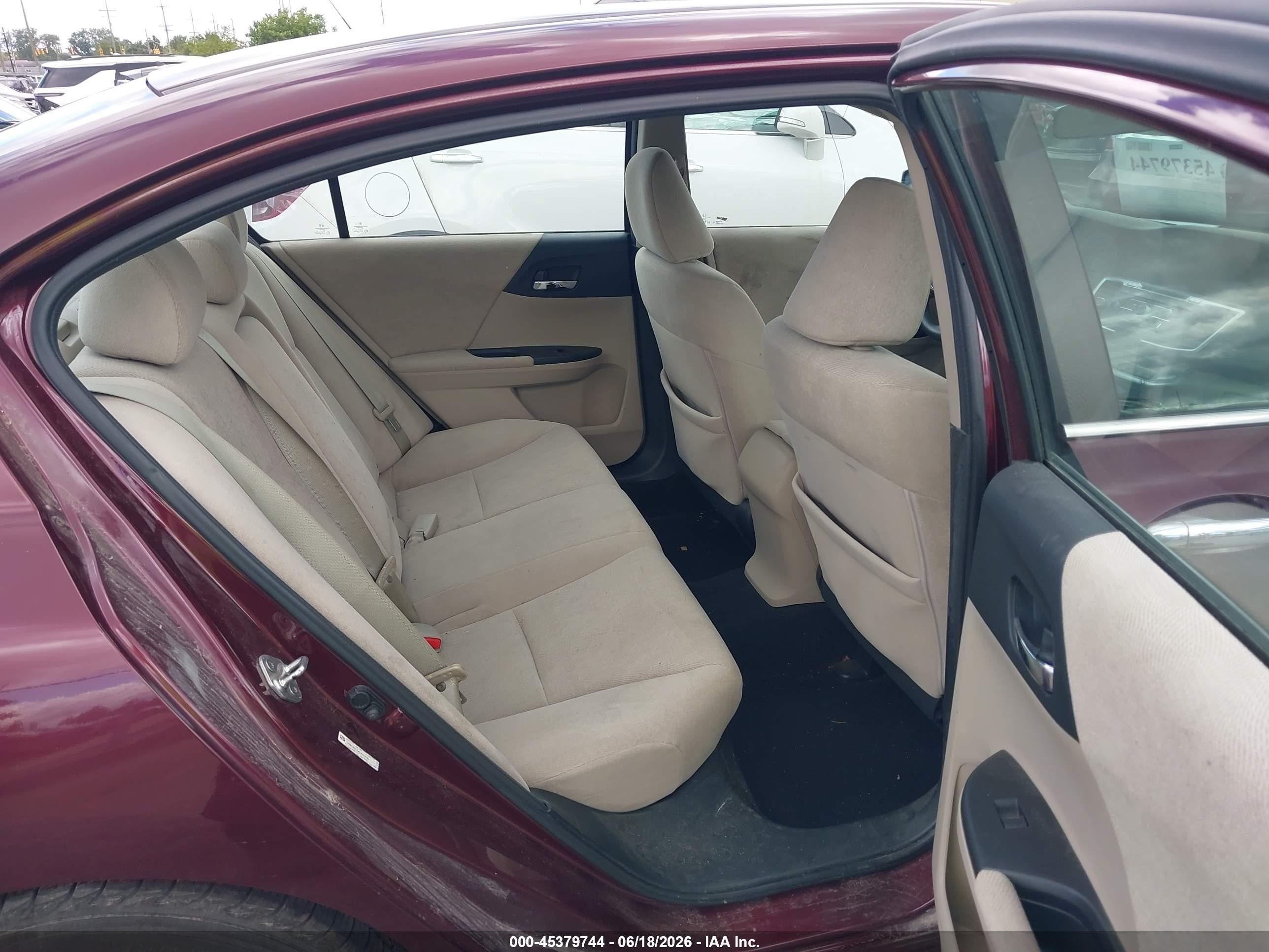 2013 Honda Accord Lx Purple vin: 1HGCR2F34DA179757