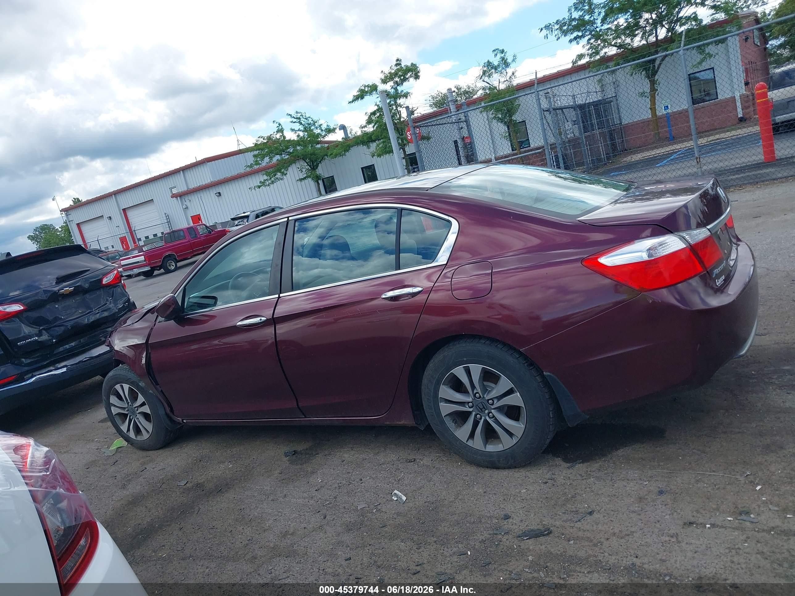 2013 Honda Accord Lx Purple vin: 1HGCR2F34DA179757